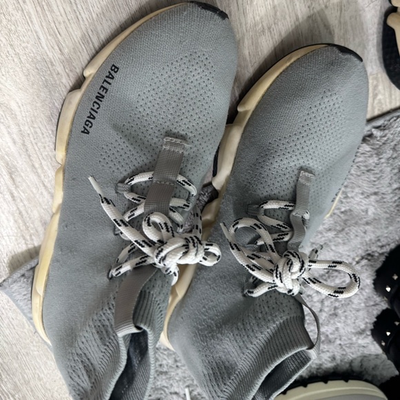 Balenciaga Women's Light Gray Sneakers - Picture 1 of 3